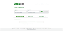 Desktop Screenshot of openjobs.fr